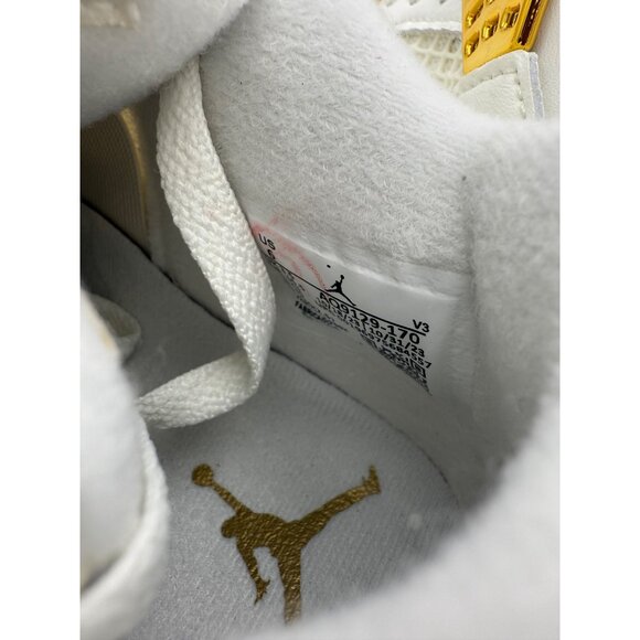 Size 6 - Air Jordan 4 Retro Metallic Gold (Women's) - Picture 10 of 10